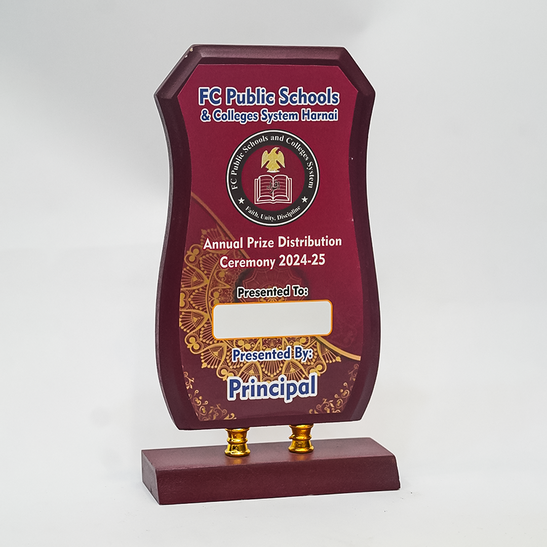 Wooden School Shield Set