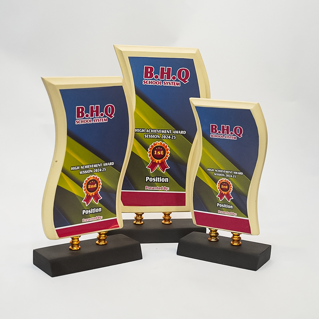 Wooden School Shield Set