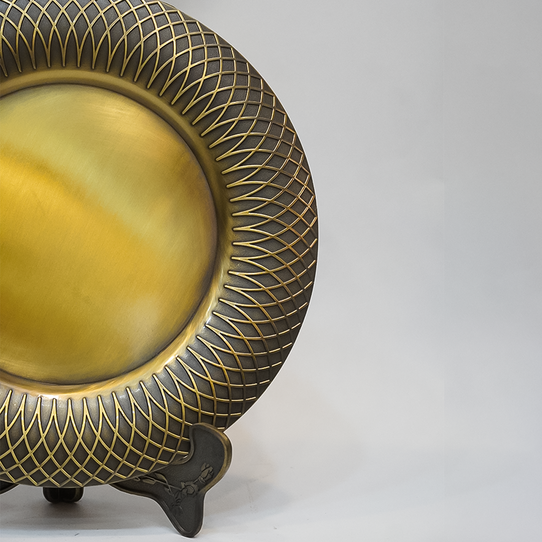 China Metal Plate Wth Metal Sand With Box