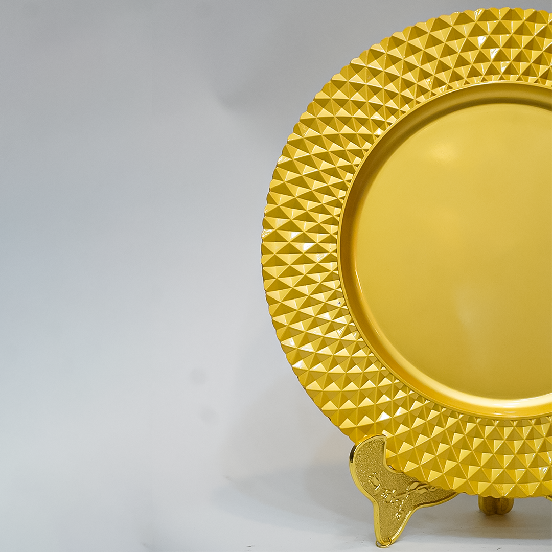 China Metal Plate With Metal Stand With Box