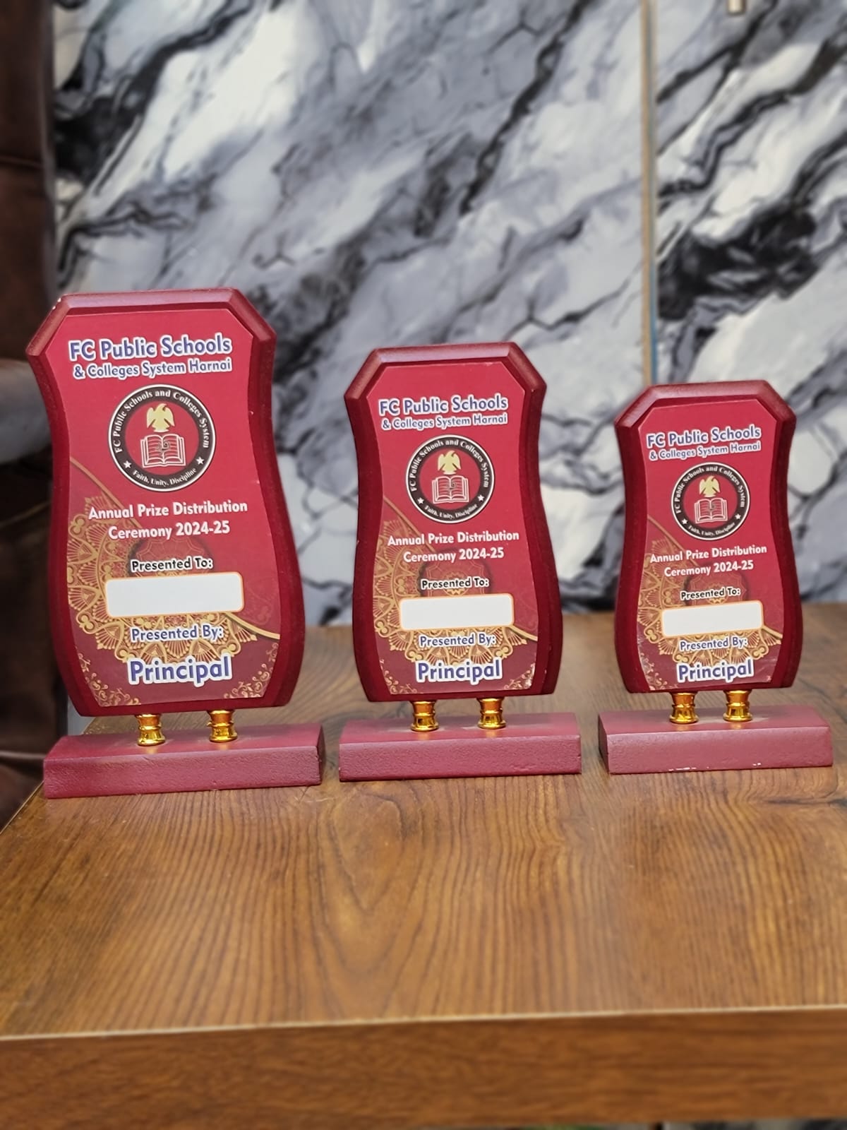 Wooden Shield Set